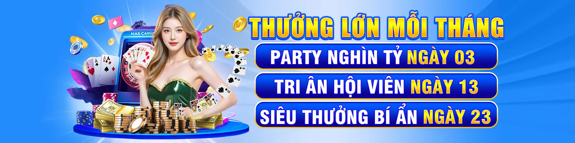 Hình ảnh chính trò chơi Nổ Hũ tại k9club trang chủ với biểu tượng may mắn và tiền vàng